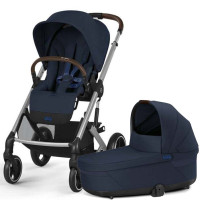 Cybex Balios S Lux Ocean Blue | navy blue Kombi Kinderwagen 2in1