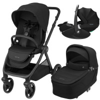 Maxi Cosi Oxford+ Twillic Black 3in1 Kinderwagen mit Pebble 360 Pro
