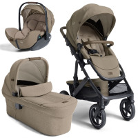 Joie Signature Vinca Sandstone 3in1 inkl.  Ramble XL + Babyschale i-Level Pro 2025 + Gratis Wechsel-Matratze von Alvi