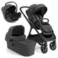 Joie Signature Finiti Ebony 3in1 inkl. Babywanne Ramble XL + i-snug 2 Babyschale