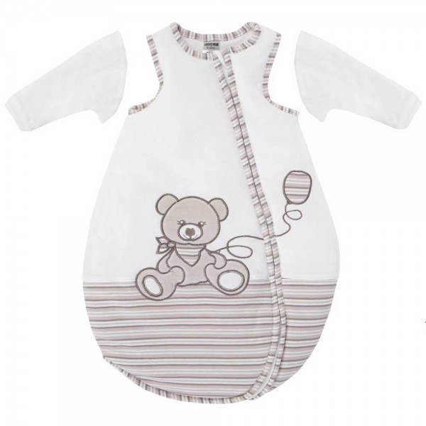 Baby Bettausstattung Jacky Baby Schlafsack Teddy Wattiert Mit