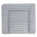 Zllner Wickelauflage Softy 75x85 cm Folie grey stripes