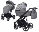 Kombi Kinderwagen Molto MO-07 Flower Graphit Jeans