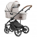 Kinderwagen Jedo Tamel E42 tweed beige - inkl. Sportsitz und Wickeltasche 22/23