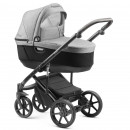 Kinderwagen Jedo Tamel T44 grau 'pepper' - inkl. Sportsitz und Wickeltasche 22/23