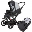 Hartan Topline X mit Kombitasche Design 411 Kinderwagen + Adapter Maxi Cosi