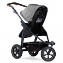 TFK mono 2 - Kombi Kinderwagen mit Luftrad-Set premium grau 2023