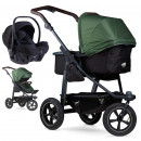 TFK mono 2 olive Luftrad Kinderwagen 3in1 Set + Avionaut Babyschale Pixel Pro 2