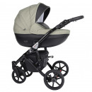 Kunert Kinderwagen Mila Black Frame MI-16 oliv