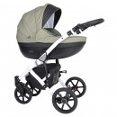 Kunert Kinderwagen Mila White Frame MI-16 oliv