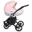 Kunert Kinderwagen Mila Black Frame MI-05 rose
