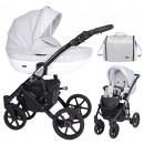 Kunert Kinderwagen Mila Black Frame MI-12-B grey twig