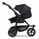 TFK mono 2 schwarz Luftrad Kinderwagen Set + Cybex Babyschale Cloud T