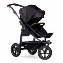 TFK mono 2 schwarz Luftrad Kinderwagen Set + Cybex Babyschale Cloud T