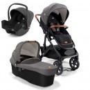 Joie Signature Vinca Carbon 3in1 Kombi Kinderwagen + Ramble XL + Babyschale i-Snug 2 shale