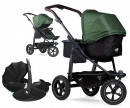 TFK mono 2 olive Luftrad Kinderwagen Set + Maxi Cosi Babyschale Pebble 360 Pro2