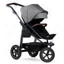 TFK mono 2 premium grau Luftrad Kinderwagen Set + Maxi Cosi Babyschale Pebble 360 Pro2