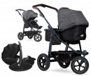 TFK mono 2 premium anthrazit Luftrad Kinderwagen Set + Maxi Cosi Babyschale Pebble 360 Pro2