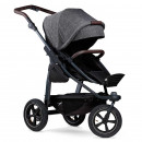 TFK mono 2 premium anthrazit Luftrad Kinderwagen Set + Maxi Cosi Babyschale Pebble 360 Pro2