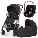 Cybex Balios S Lux Chocolate Brown | Kinderwagen Bundle S 3in1 inkl. Babyschale Cloud G