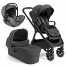 Joie Signature Finiti Ebony 3in1 inkl. Babywanne Ramble XL + i-Level Pro Babyschale