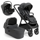 Joie Signature Finiti Ebony 3in1 inkl. Babywanne Ramble XL + i-snug 2 Babyschale