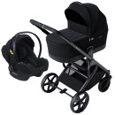 Avionaut Sirius Black 3-in-1 Kinderwagen Bundle mit Babyschale Cosmo Airflow