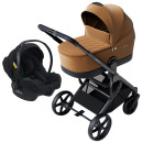 Avionaut Sirius Caramel 3-in-1 Kinderwagen Bundle mit Babyschale Cosmo Airflow
